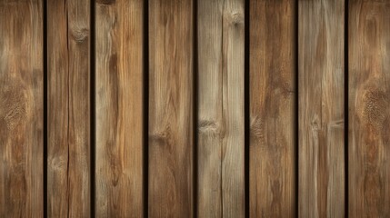 Wall Mural - Rustic wooden plank background with natural texture and warm tones