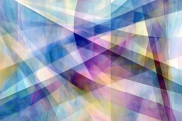 Canvas Print - Abstract Geometric Color Field Painting