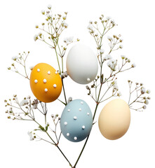 Wall Mural - PNG Easter eggs easter arrangement easter egg.