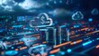 © Hamza - Cloud Computing Cost Efficiency, cost efficiency in cloud computing with an image showing pay-per-use pricing models, resource optimization techniques
