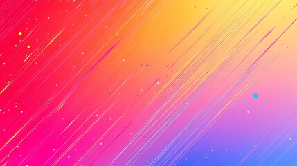 Wall Mural - a vibrant gradient background with fiesta party colors.featuring bright reds, blues, and yellows.con