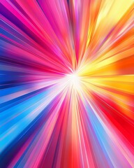 Wall Mural - a vibrant gradient background with fireworks colors.featuring bright reds, blues, and yellows.convey