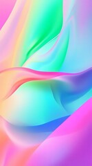 Wall Mural - a vibrant gradient background with neon festival colors.featuring bright greens, blues, and pinks.co