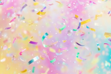 Wall Mural - a vibrant gradient background with pastel carnival colors.featuring bright pinks, yellows, and green
