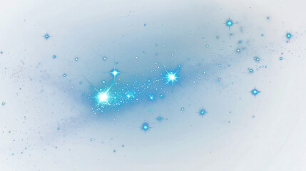 Wall Mural - PNG Tiny twinkling stars night background universe.