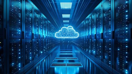 Seamless Data Migration to the Cloud, seamless data migration to the cloud with an image showing data being transferred from on-premises servers to cloud storage