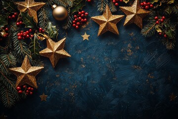 Festive holiday decorations home photography christmas aesthetic close-up celebration theme