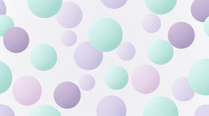Wall Mural - soft pastel circles on light background for modern design projects