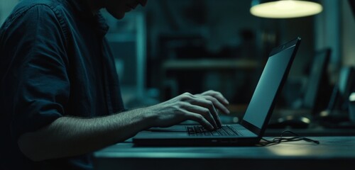 Late Night Coding: A Hacker's Focus
