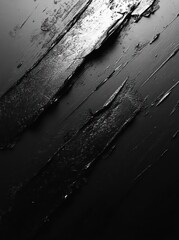 Poster - abstract black textured background with geometric triangle pattern minimalist design