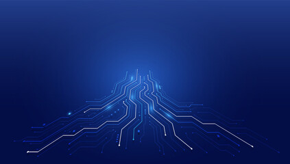 Circuit board. Technology background. Central Computer Processors CPU concept. Motherboard digital chip.