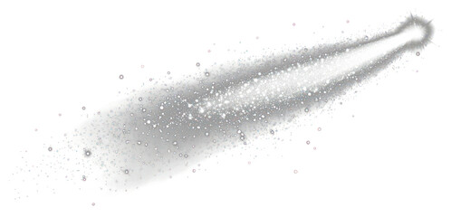 Wall Mural - png glowing space night light.