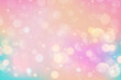 © Chorna_L - Pink cute background with bokeh and sparkles. Magic dreamy unicorn sky with glitter and stars. Fairy fantasy pastel vector gradation with iridescent effect. Lovely fairy romantic shiny illustration