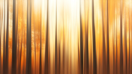 Wall Mural - golden forest abstract: a captivating abstract image of a forest bathed in the warm glow of sunrise,