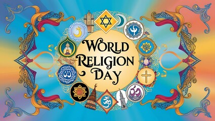  World Religion Day Design 
