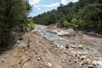 Wall Mural - mountain river landscape