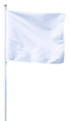 Wall Mural - png blank white flag blue sky patriotism.