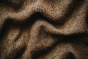 Wall Mural - Brown Fabric Background