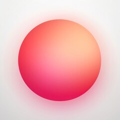 Wall Mural - Abstract blurred gradient illustration circle sphere pink astronomy