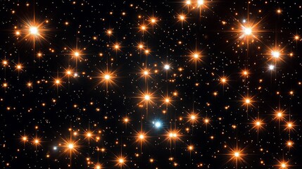 Wall Mural - sparkling celestial night sky bright stars and cosmic dust background