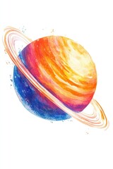 Wall Mural - planet with ring