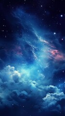 Wall Mural - Beautiful Cloudy Space and Sky wallpaper space sky astronomy