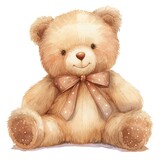 Adorable teddy bear illustration