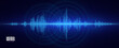 © ec0de - Music Sound Waveform. Digital Voice Assistant Soundwave. AI Assistant Voice Generation or Recognition Concept. Vector Illustration.