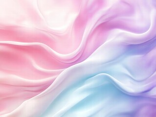 Wall Mural - Abstract Pastel Fabric Background: A Dreamy Swirl of Colors