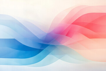 Poster - A bold abstract composition of overlapping red and blue radiating light beams, enhancing the sense of depth and energy,