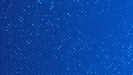 Aufkleber - Blue Mathematical Plus Symbols Pattern. Math Design Elements Background. Medical Tech Background. Vector Illustration.
