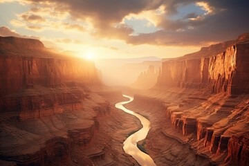 Wall Mural - canyon landscape outdoors nature sun