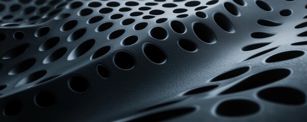 A textured surface with bumps and grooves, creating a sense of depth and dimension.