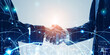 © metamorworks - business, handshake, shaking hands, dx, digital transformation, network, matching, power, connection, teamwork, cooperation, collaboration, partnership, technology, engineering, system, future, societ