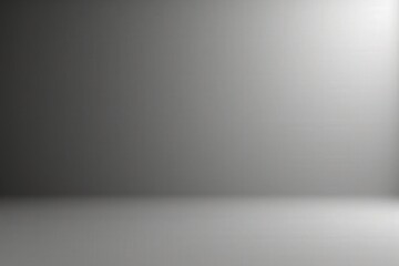 Wall Mural - abstract grey background with soft light and smooth surface ideal for product photography or text ov