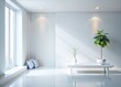 © ChannelPIC - Modern minimalist design: white backdrop, isolated artwork, clean aesthetic, stylish home accessories. Simple elegance.