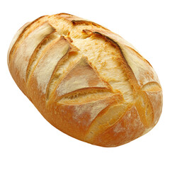 Wall Mural - A loaf of artisan bread with a visible crusty texture.