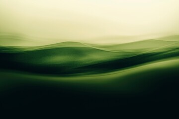 abstract blurred green color background with northern lights effect. abstract blurred dark gradient 