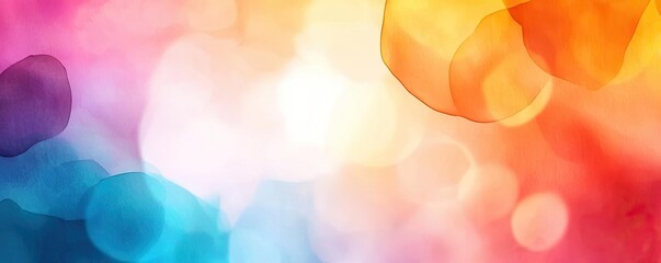 Wall Mural - splash watercolor concept. abstract colorful background with vibrant hues creating a dreamy atmosphe