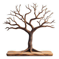 Wall Mural - Walnut Hall Tree isolated on transparent background