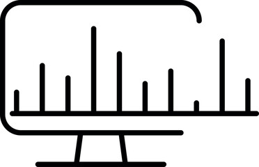 Set of 20 outline icons related to data analytics. Linear icon collection. Editable stroke. Vector illustration