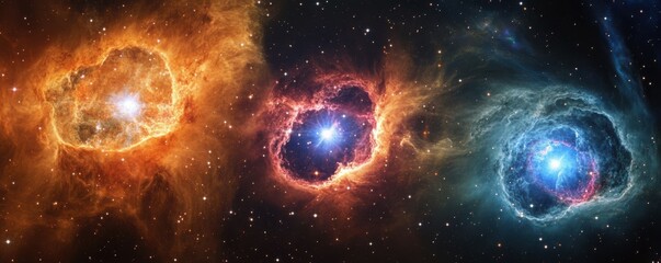 Wall Mural - star nursery birthing new celestial bodies.