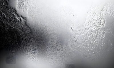 Wall Mural - bright grainy metallic silver gradient aluminum texture abstract blurry monochrome frosted glass eff