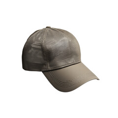 A modern hunting cap isolated on transparent PNG.