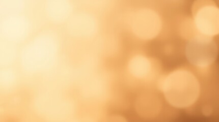 Wall Mural - soft golden bokeh, blurred background, warm tones, abstract light circles, defocused illumination, dreamy atmosphere, shimmering effect, festive glow, champagne bubbles texture, ethereal backdrop