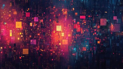 Digital coding background representing various programming languages in a modern tech atmosphere 