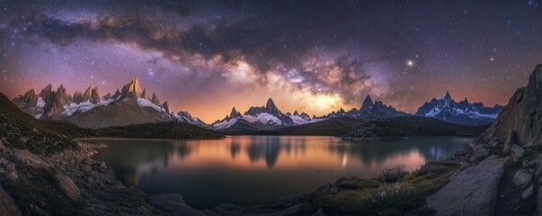 A starlit sky filled with millions of twinkling stars, the Milky Way stretching across the heavens.