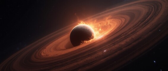 Wall Mural - stunning beautiful outer space background. sci-fi cosmic wallpaper.