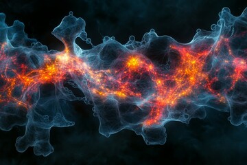 Wall Mural - Abstract Galactic Nebula
