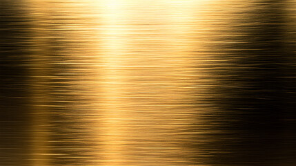 Wall Mural - background of a shiny golden metallic texture with soft lighting.
